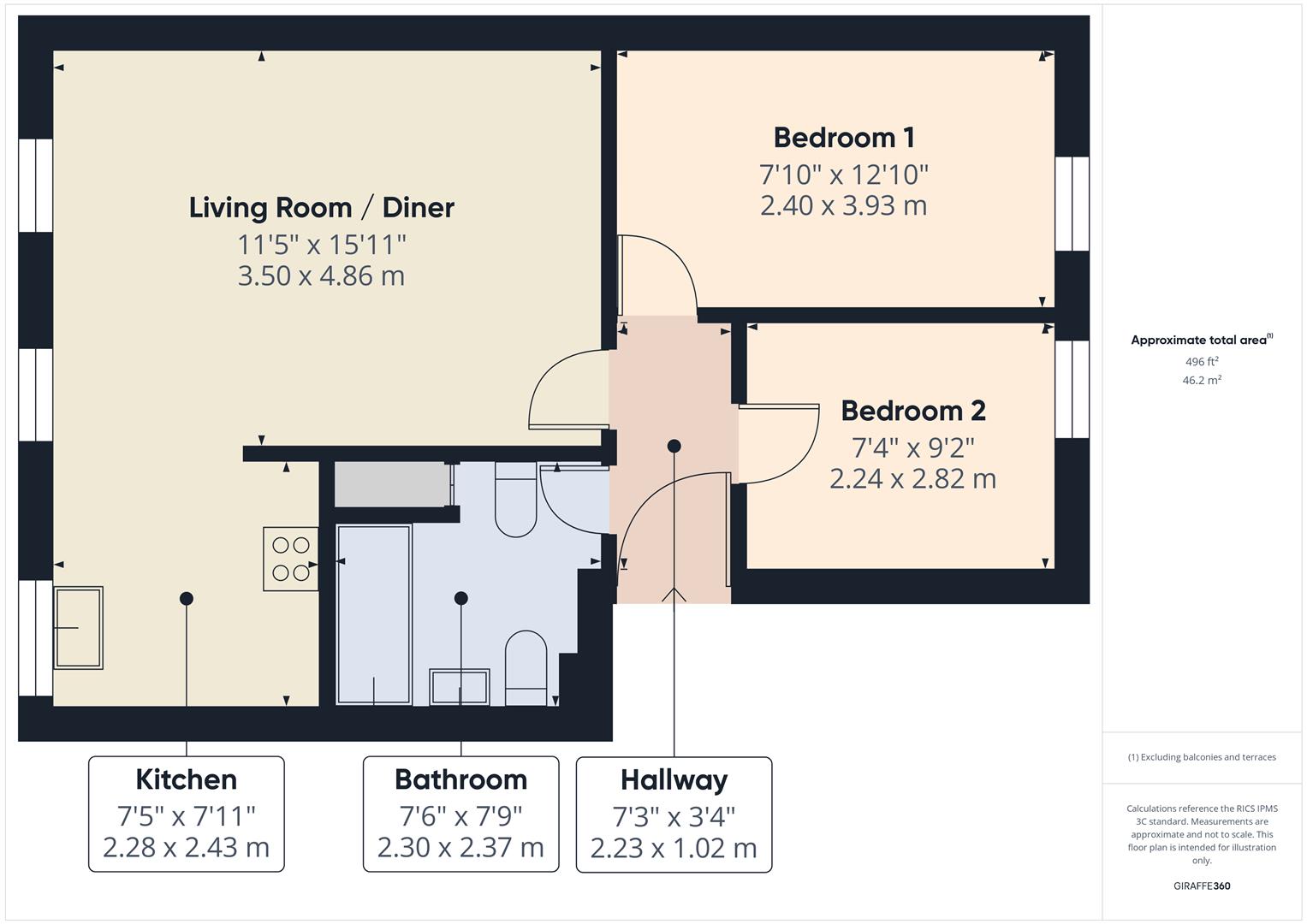 Floorplans For Severnside South, Bewdley