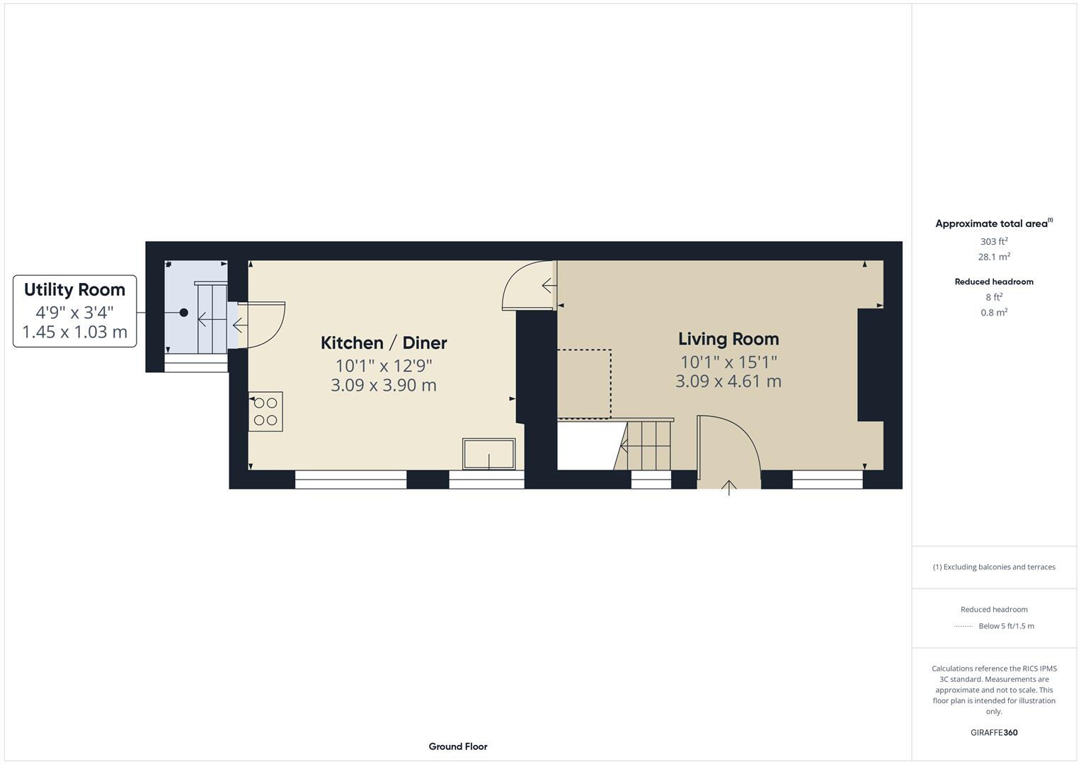 Floorplans For High Street, Bewdley