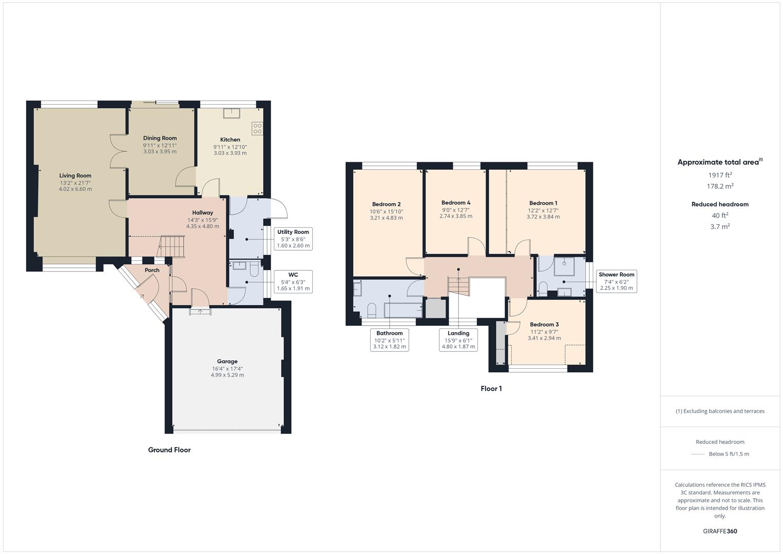 Floorplans For Dark Lane, Kinver, Stourbridge
