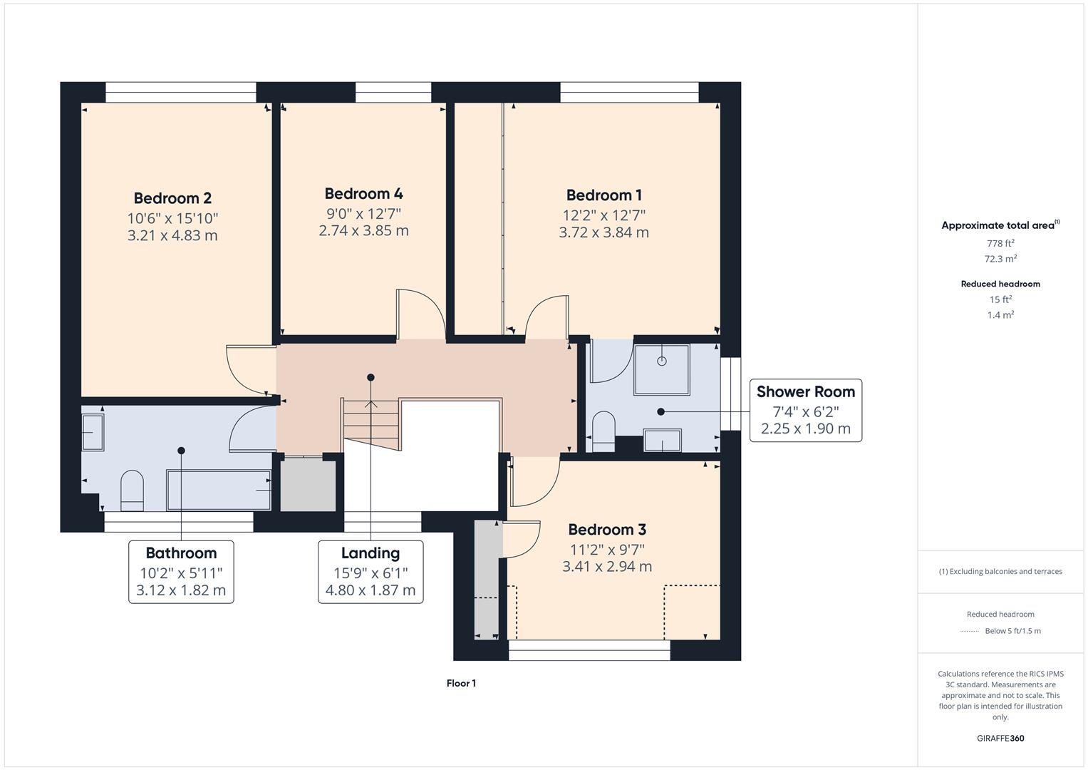 Floorplans For Dark Lane, Kinver, Stourbridge