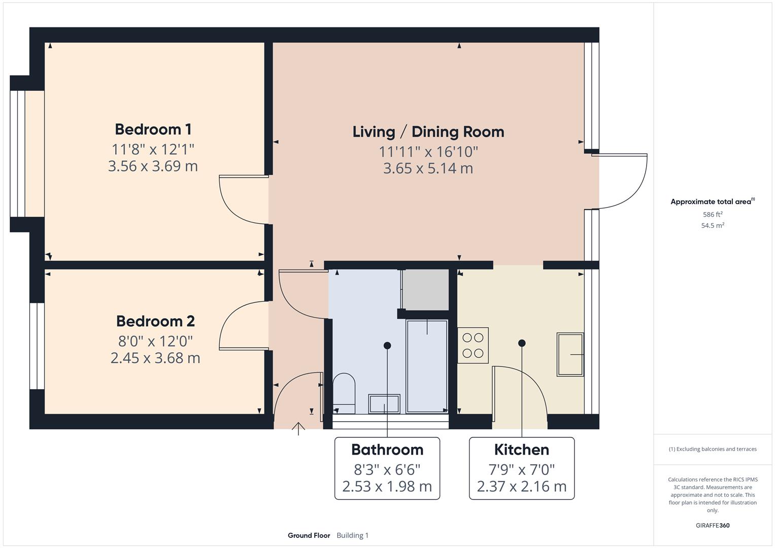 Floorplans For Cherry Close, Bewdley