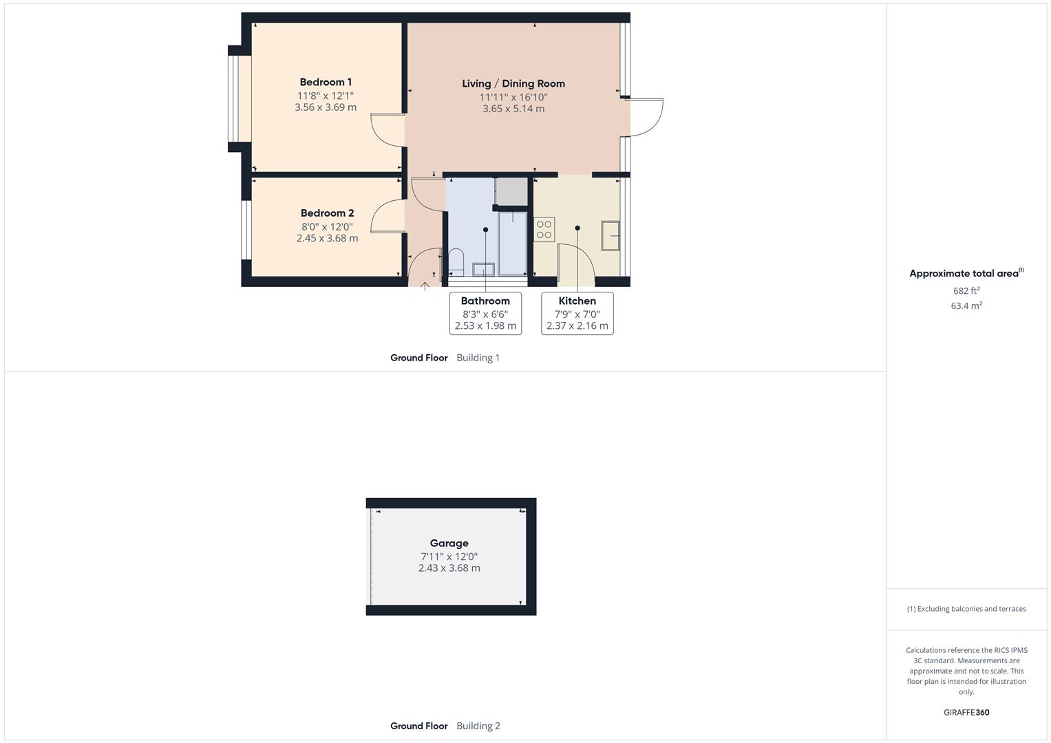 Floorplans For Cherry Close, Bewdley