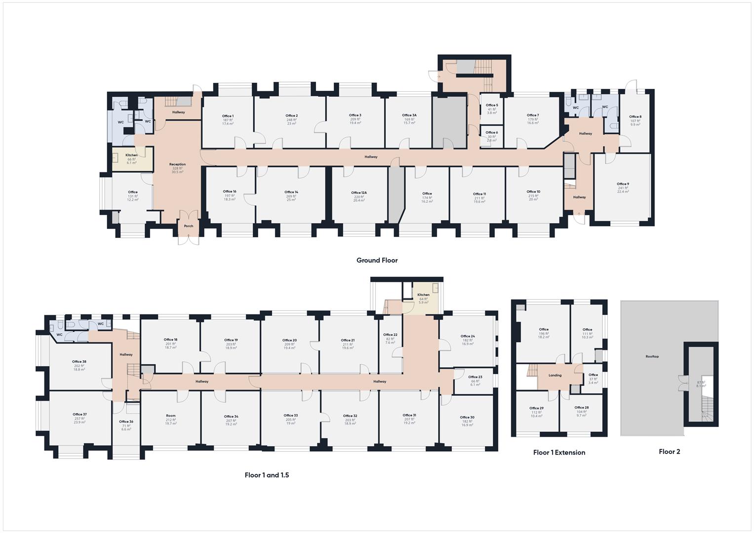 Floorplans For Riverside North, Bewdley