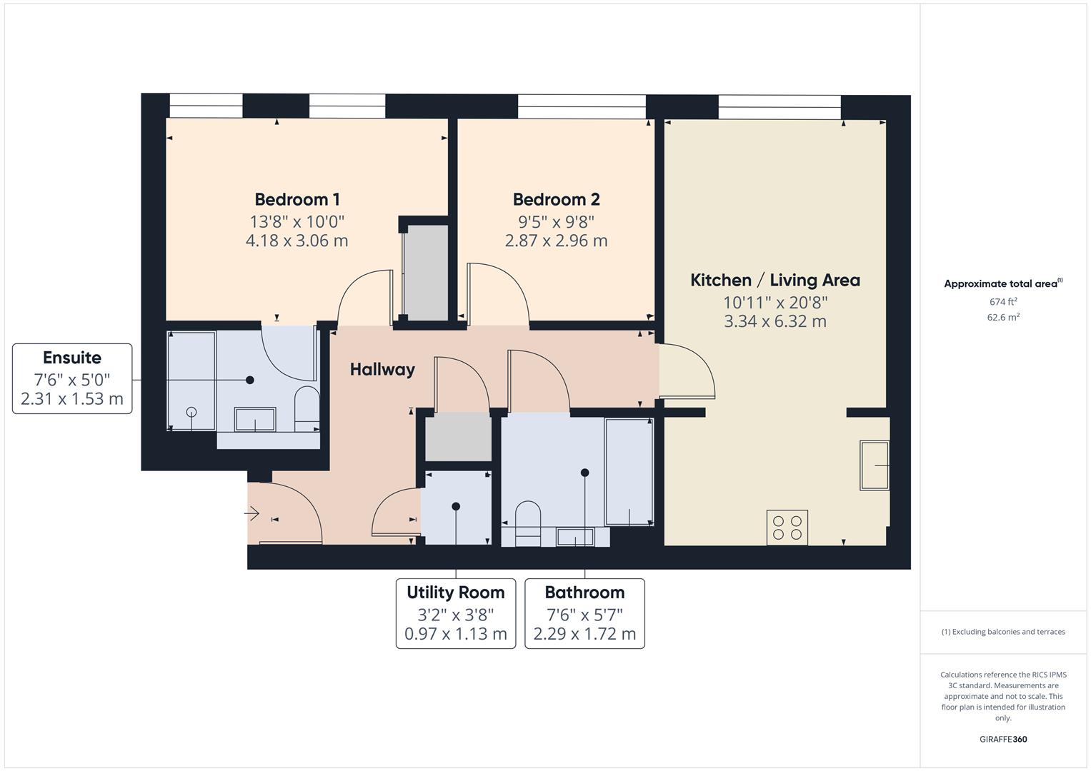 Floorplans For King Street, Worcester