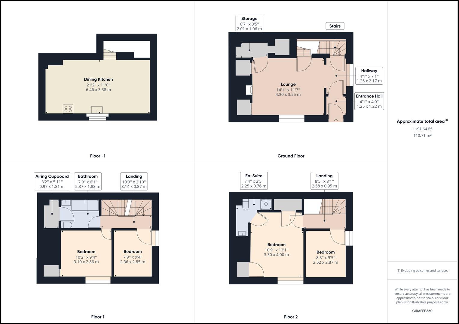 Floorplans For Severn Side, Stourport-On-Severn
