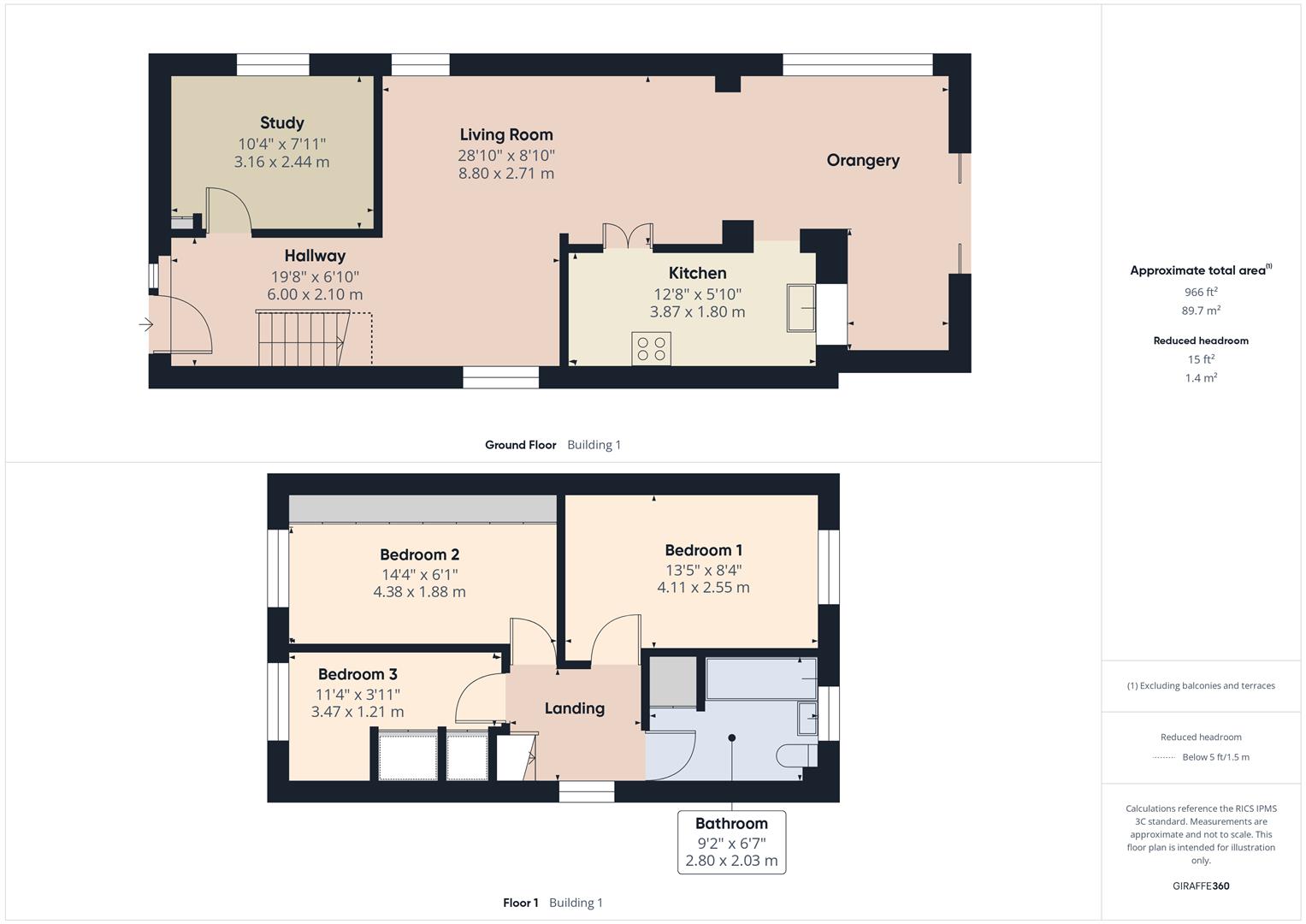 Floorplans For Claughton Street, Kidderminster