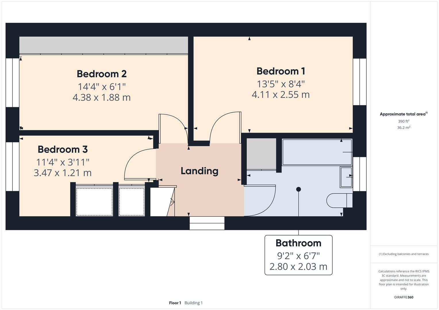 Floorplans For Claughton Street, Kidderminster
