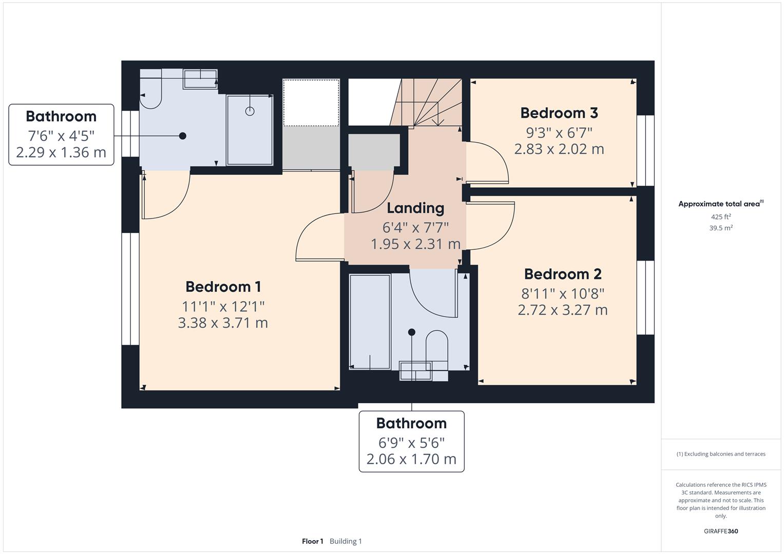 Floorplans For Albrighton Drive, Kidderminster, Worcestershire