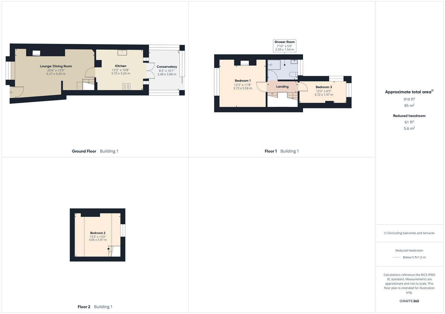 Floorplans For Enville Road, Kinver, Stourbridge