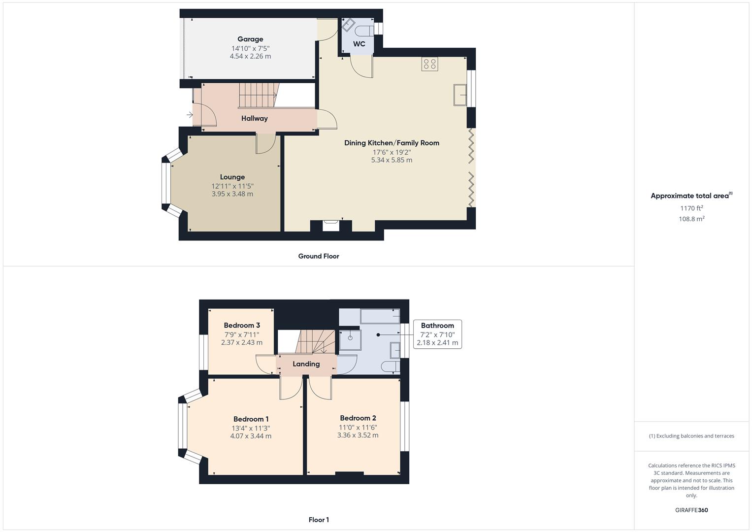 Floorplans For Dunstall Road, Halesowen