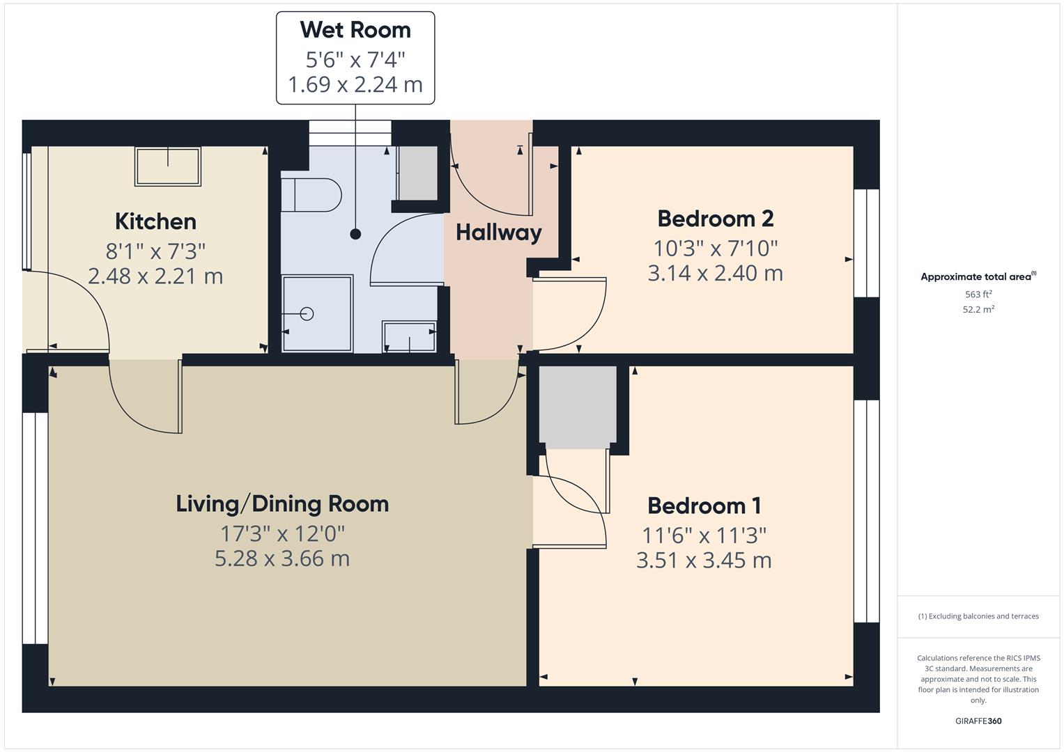Floorplans For Hawthorn Crescent, Bewdley