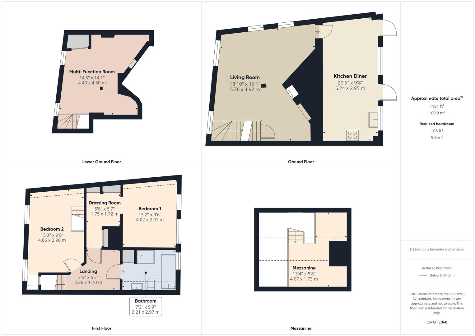 Floorplans For Sandy Bank, Bewdley