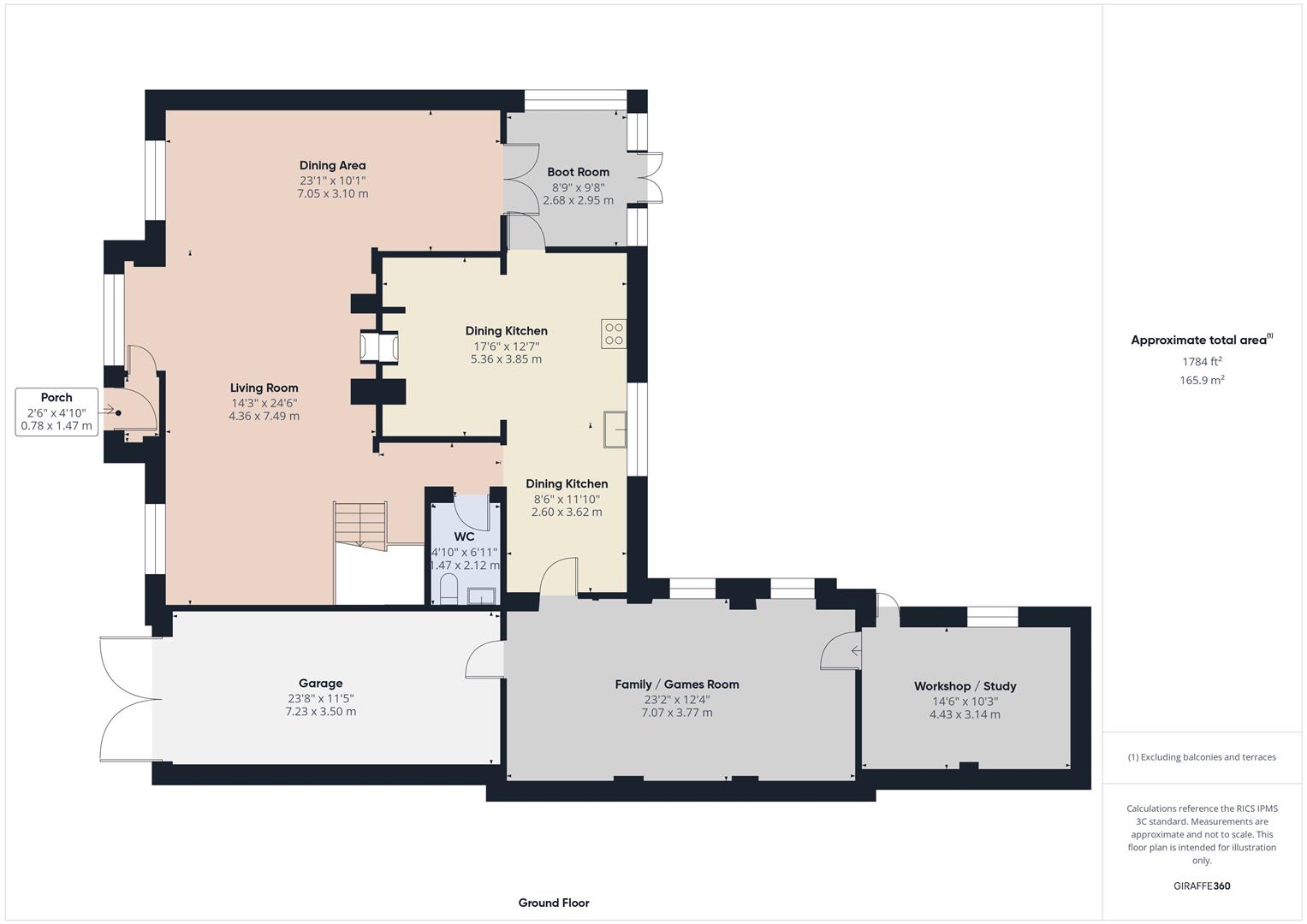 Floorplans For Acacia Avenue, Bewdley, Worcestershire