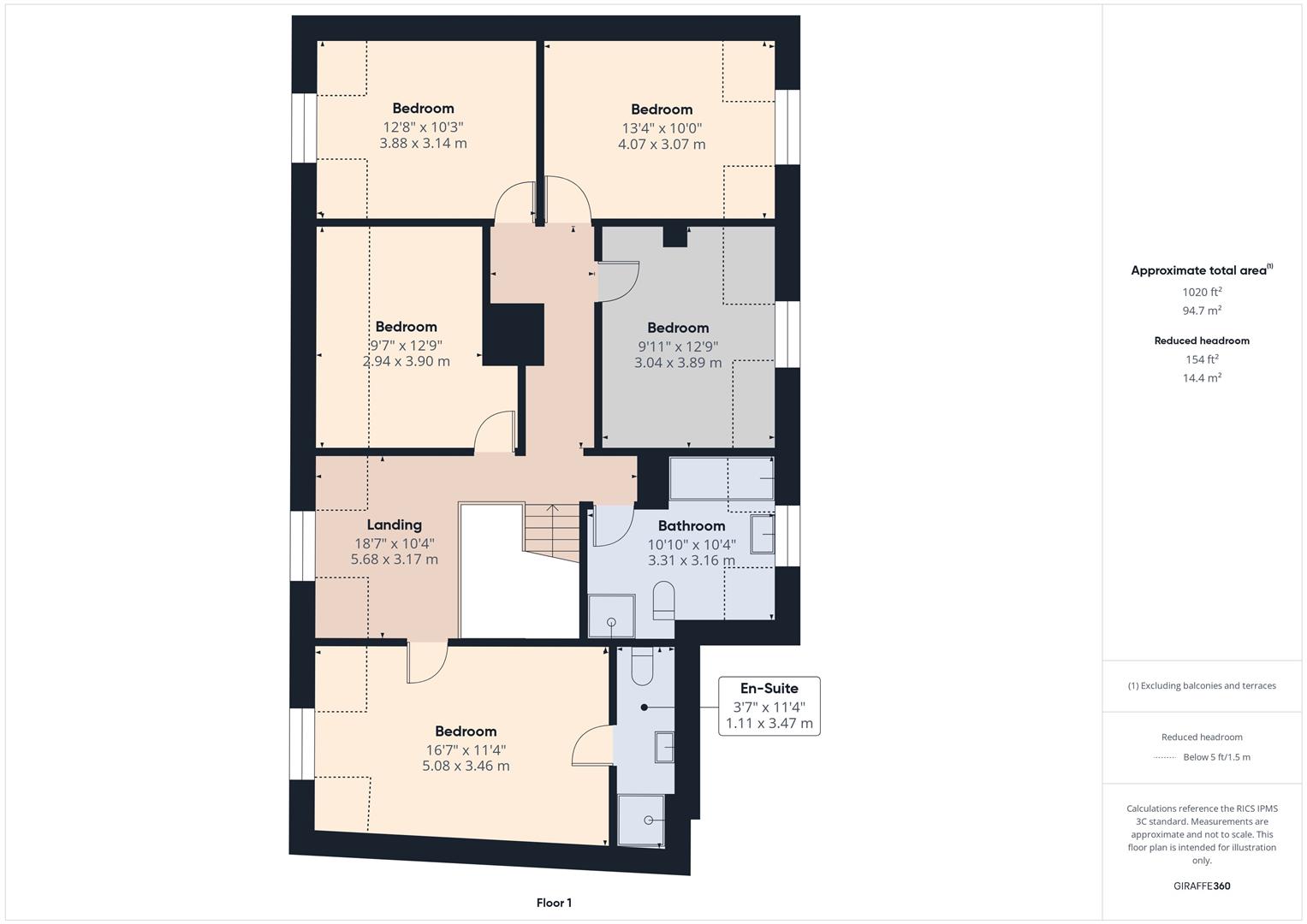 Floorplans For Acacia Avenue, Bewdley, Worcestershire