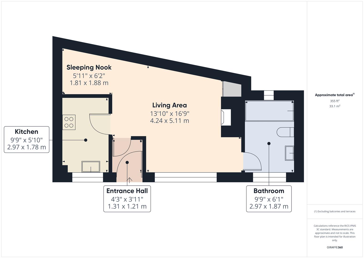 Floorplans For Park Alley, High Street, Bewdley