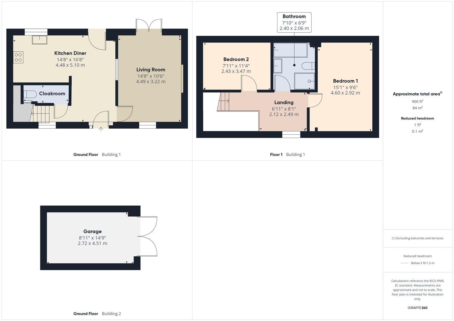 Floorplans For Offmore Court, Offmore Farm Close, Kidderminster