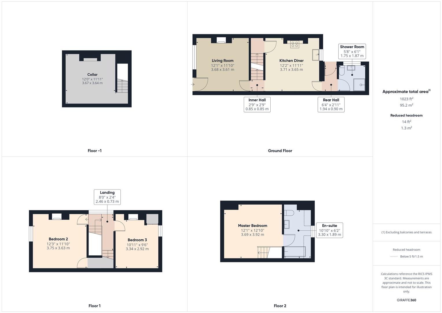 Floorplans For Kidderminster Road, Bewdley