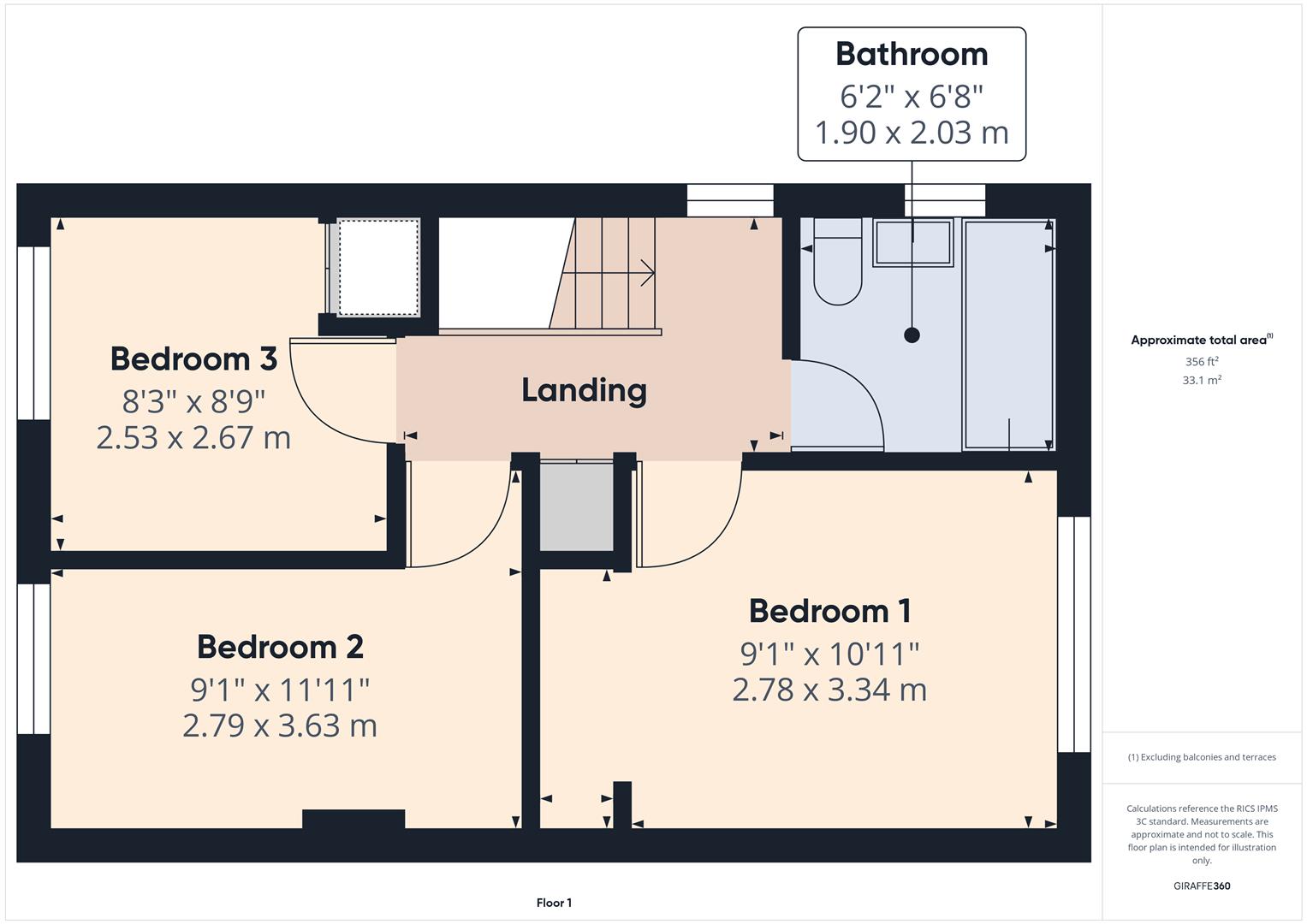Floorplans For Damson Way, Bewdley