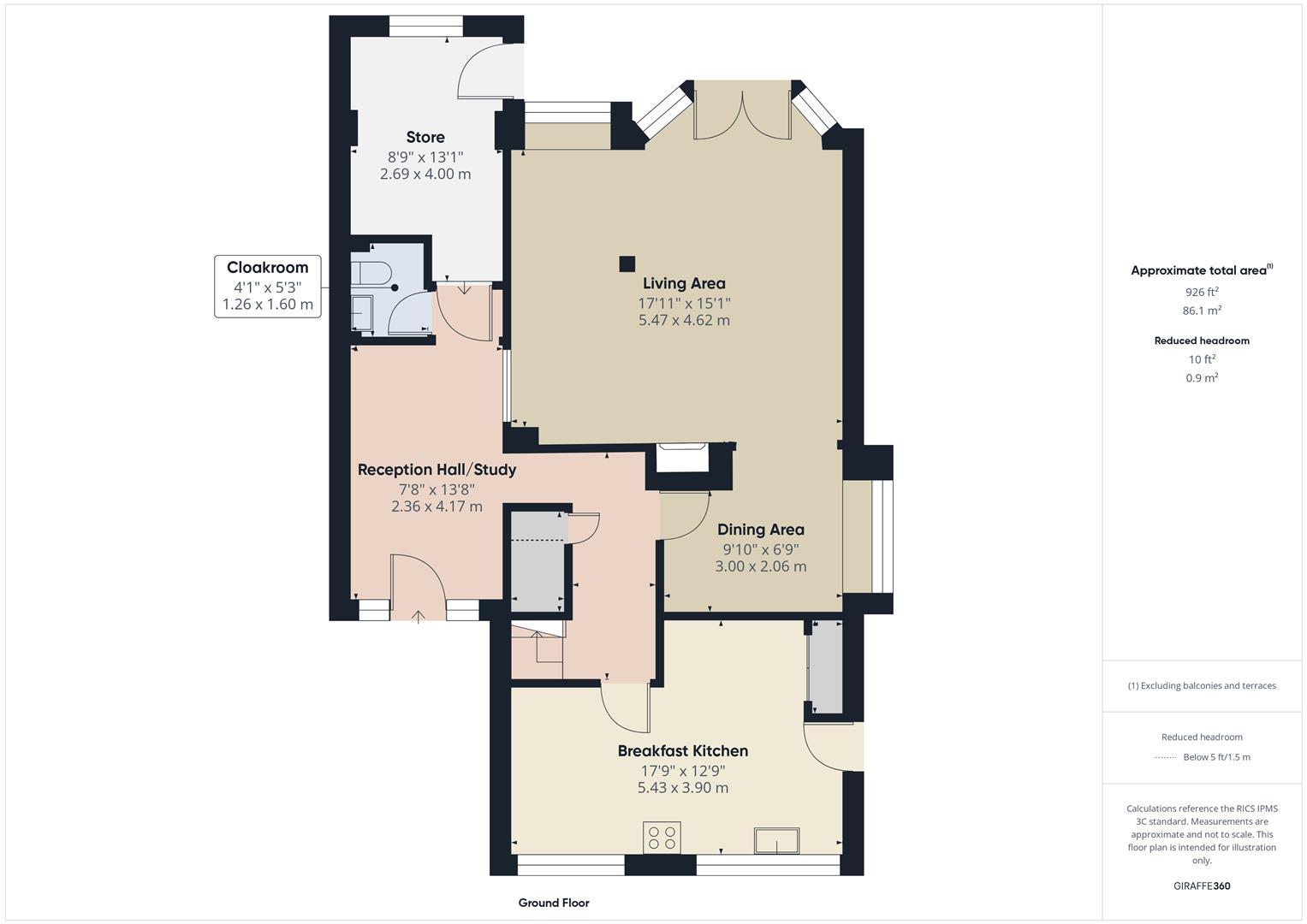 Floorplans For Six Ashes Road, Bobbington, Stourbridge