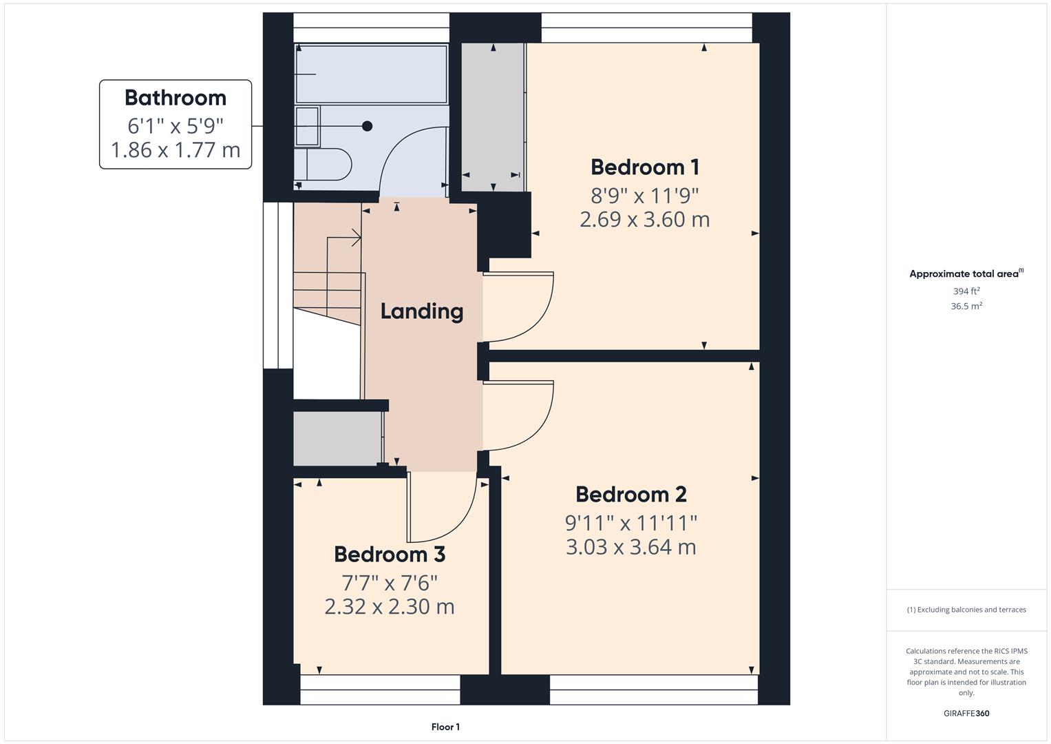 Floorplans For Six Ashes Road, Bobbington, Stourbridge
