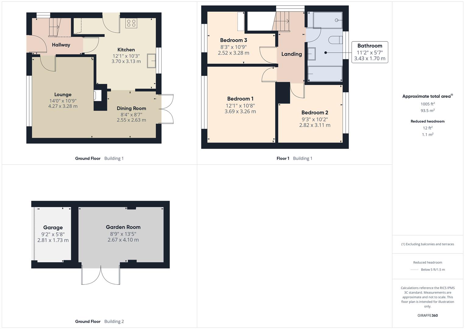 Floorplans For Bredon Avenue, Stourbridge