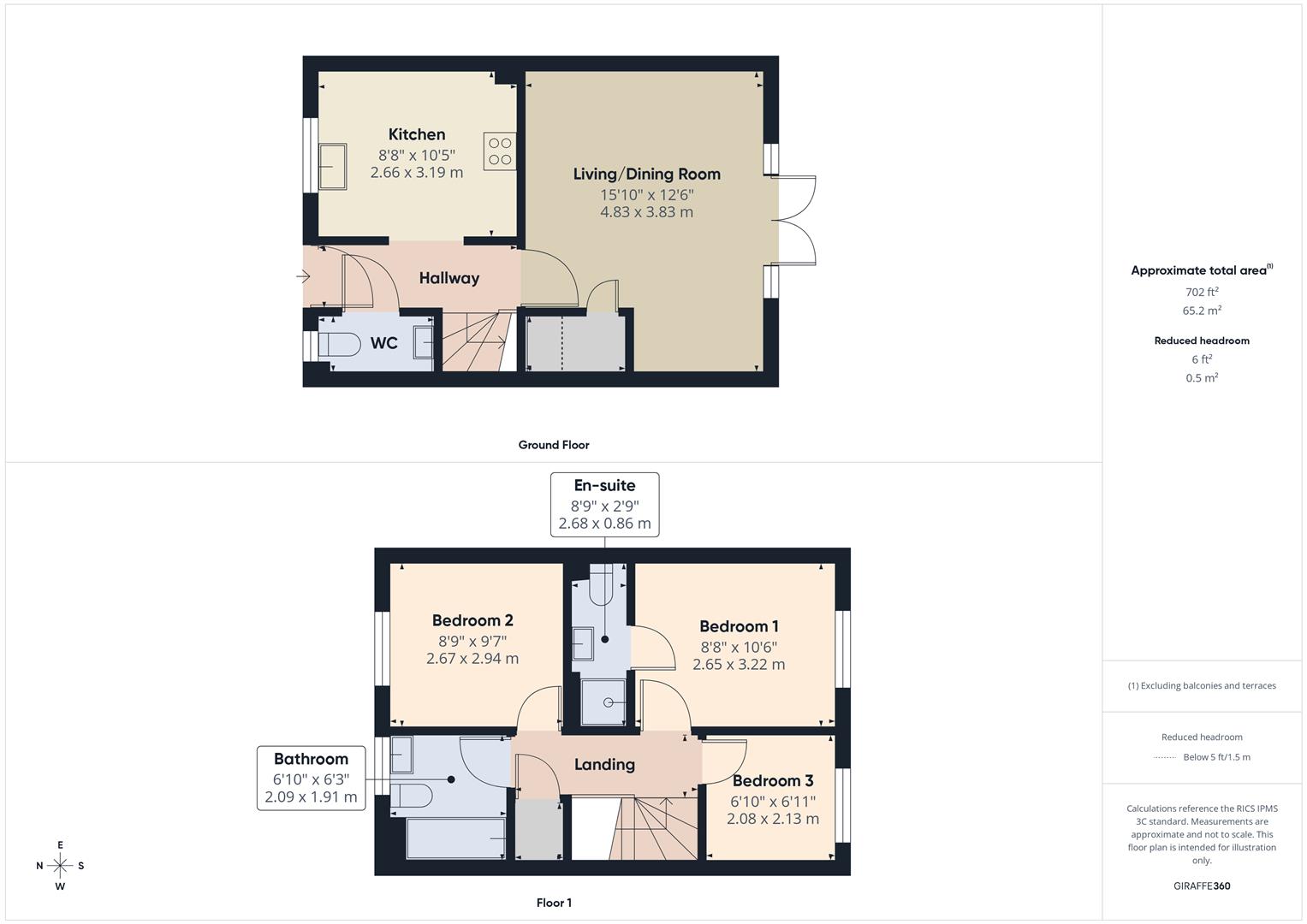 Floorplans For Bottle Kiln Rise, Brierley Hill