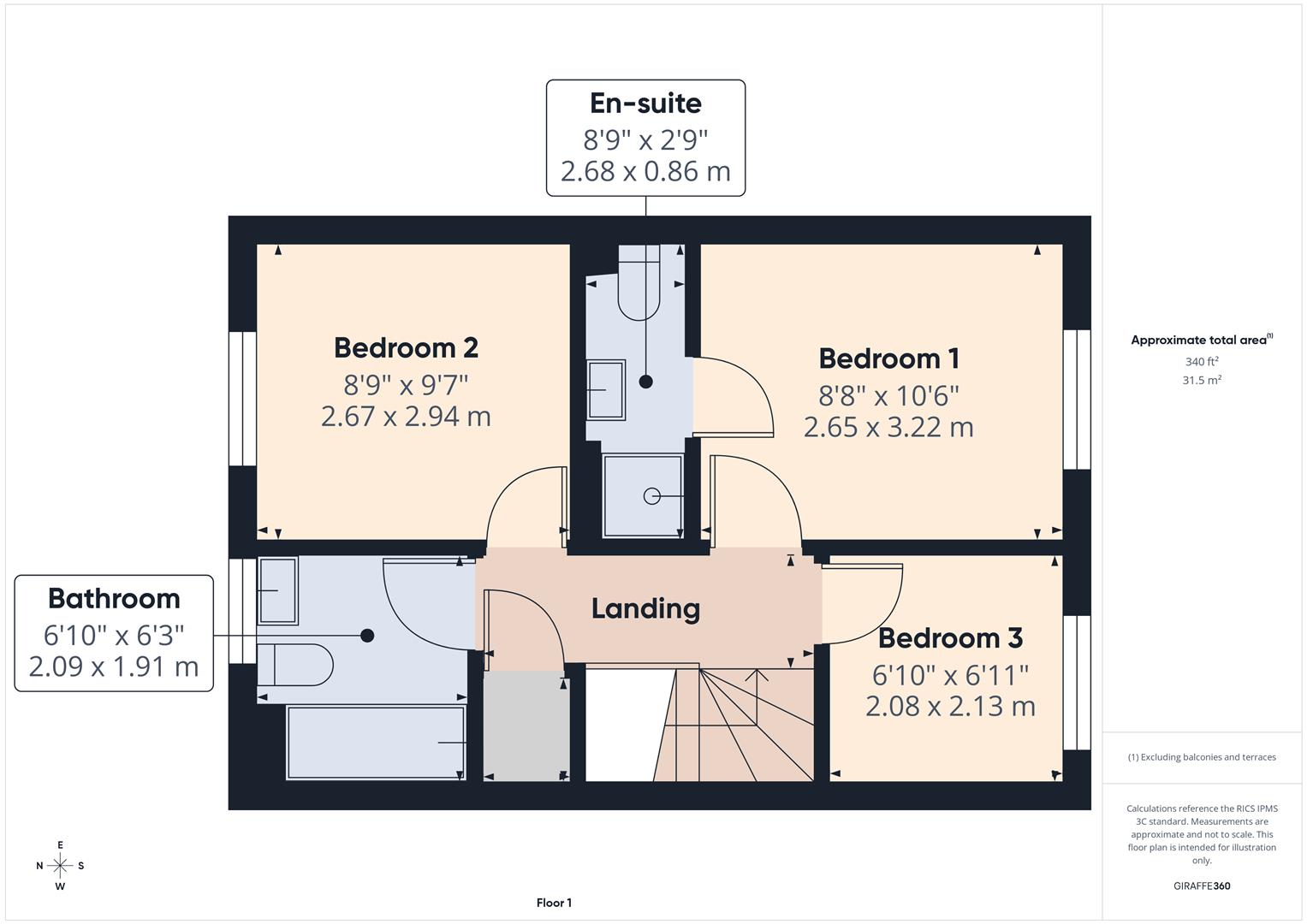 Floorplans For Bottle Kiln Rise, Brierley Hill