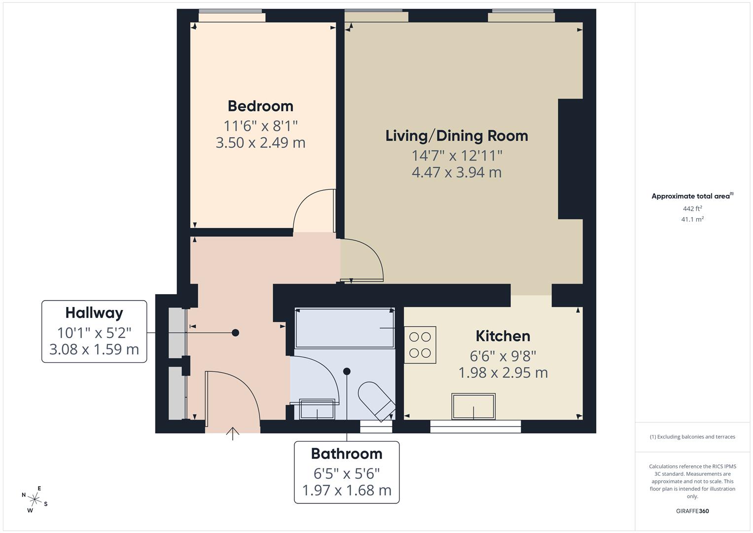 Floorplans For Severn Side South, Bewdley