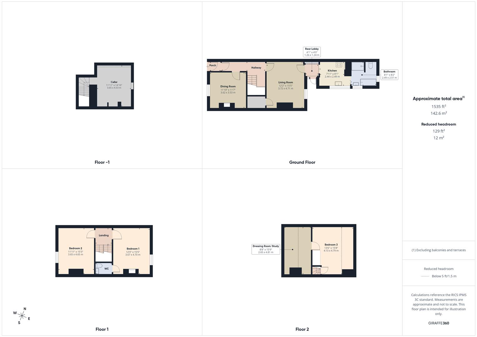 Floorplans For Hagley Road, Stourbridge