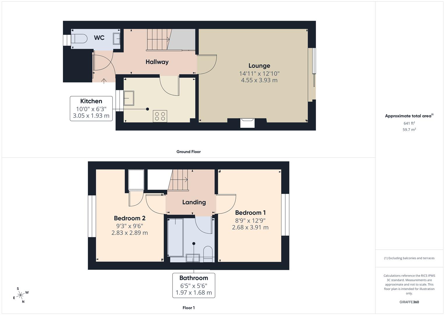 Floorplans For The Stewponey, Stourton, Stourbridge