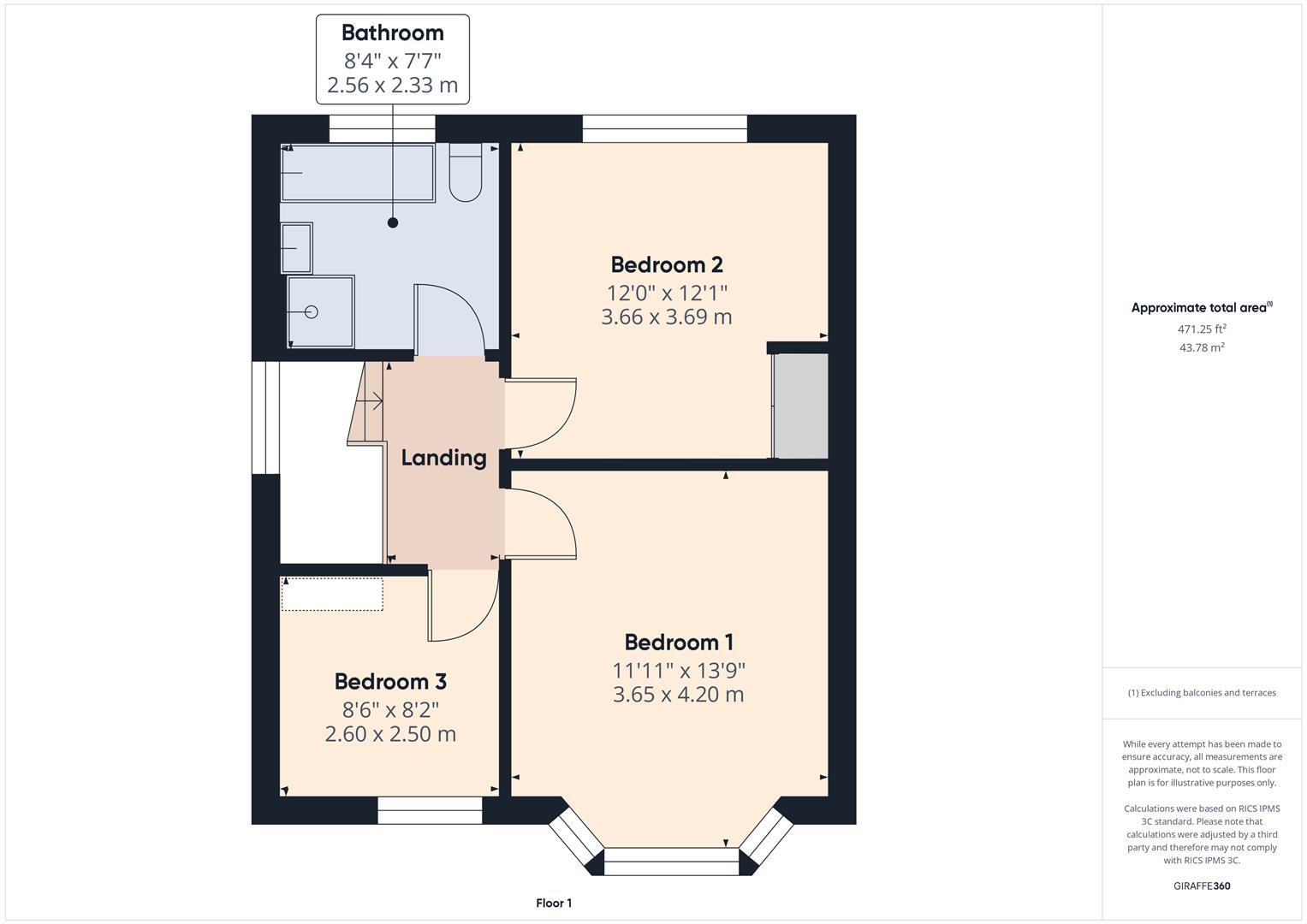 Floorplans For Meriden Avenue, Wollaston
