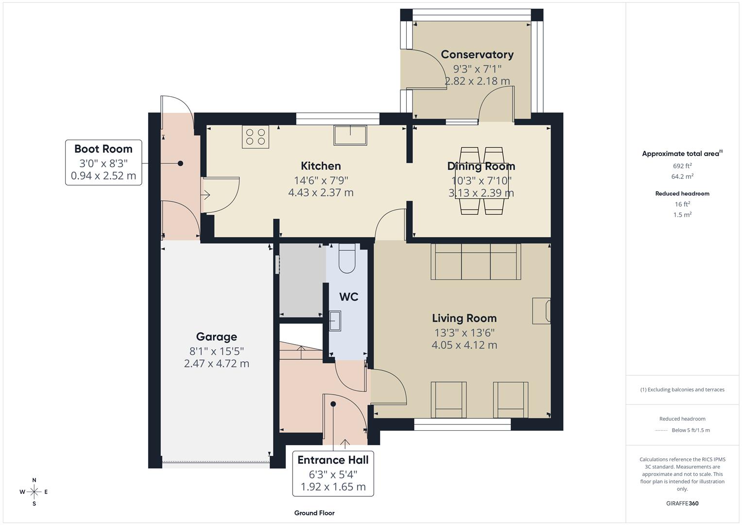 Floorplans For Wyre Hill, Bewdley
