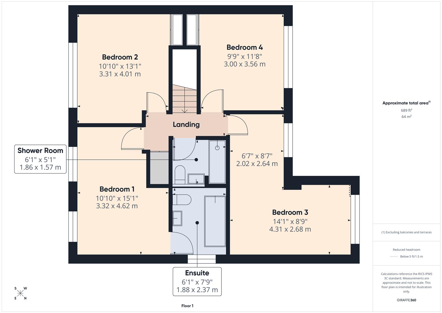Floorplans For Sandbourne Drive, Bewdley