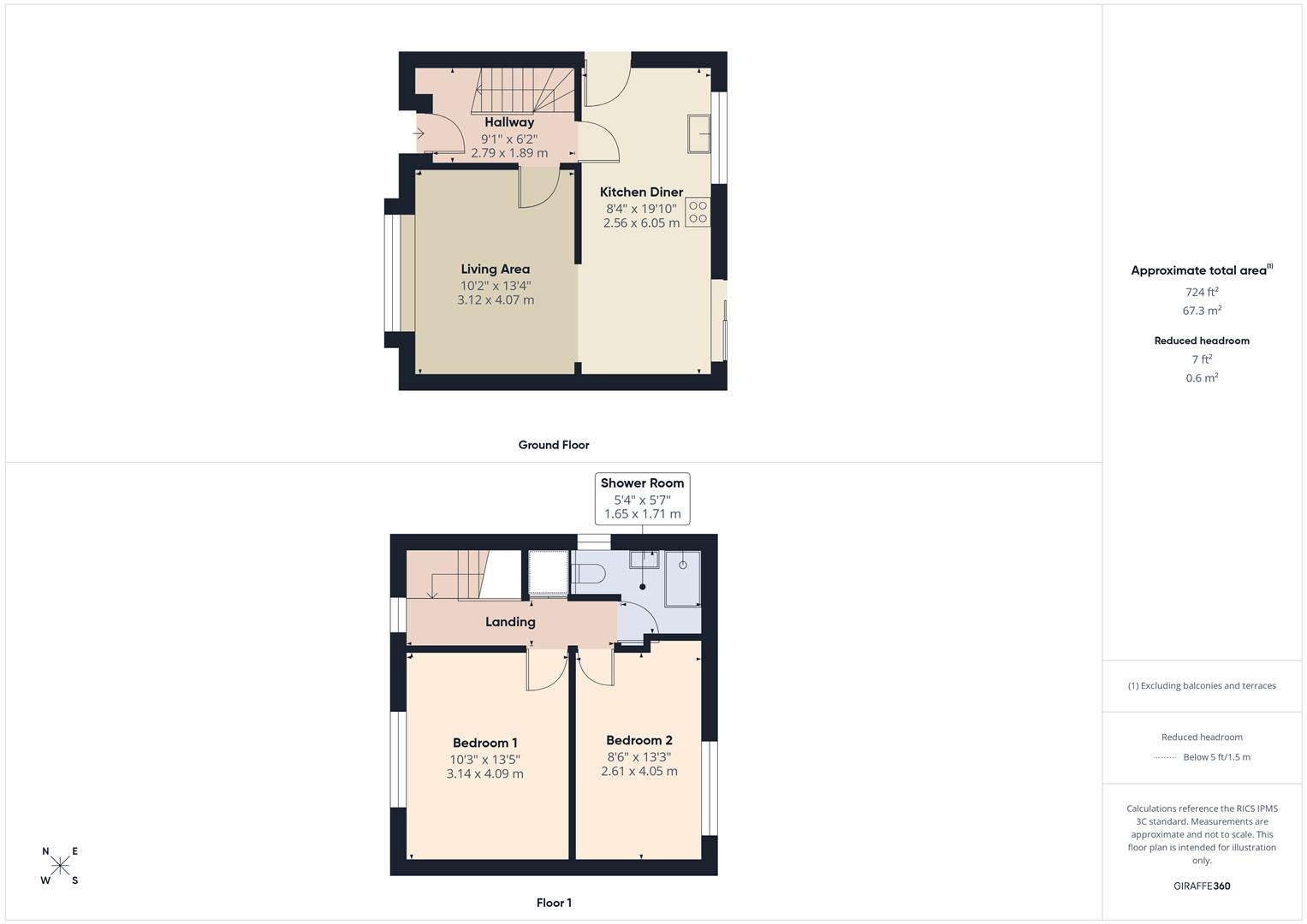 Floorplans For Hazel Road, Kingswinford