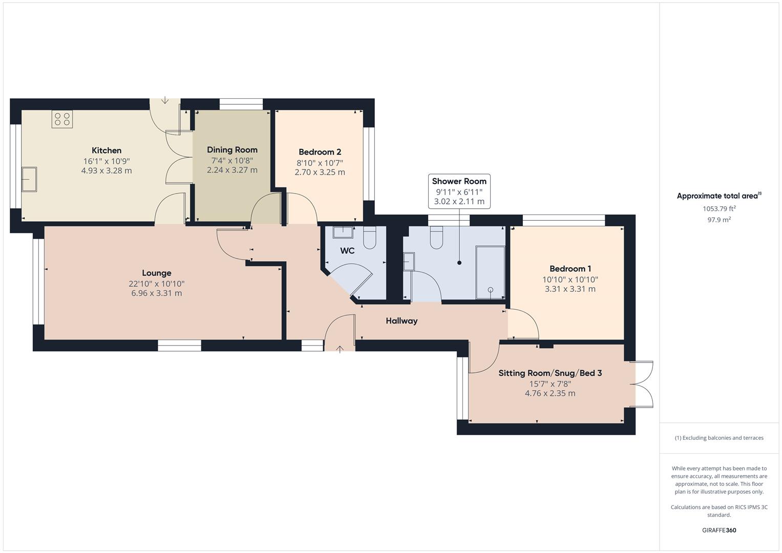 Floorplans For Longmynd Way, Stourport-On-Severn, Worcestershire