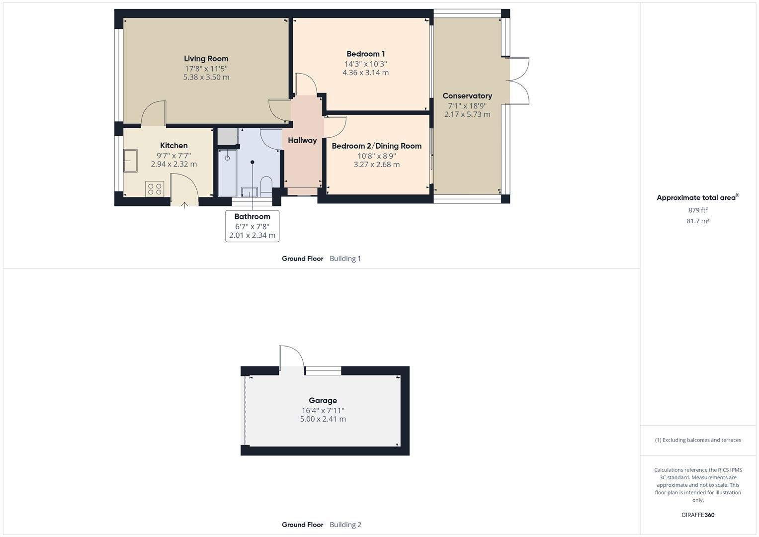 Floorplans For Beechfield Drive, Kidderminster