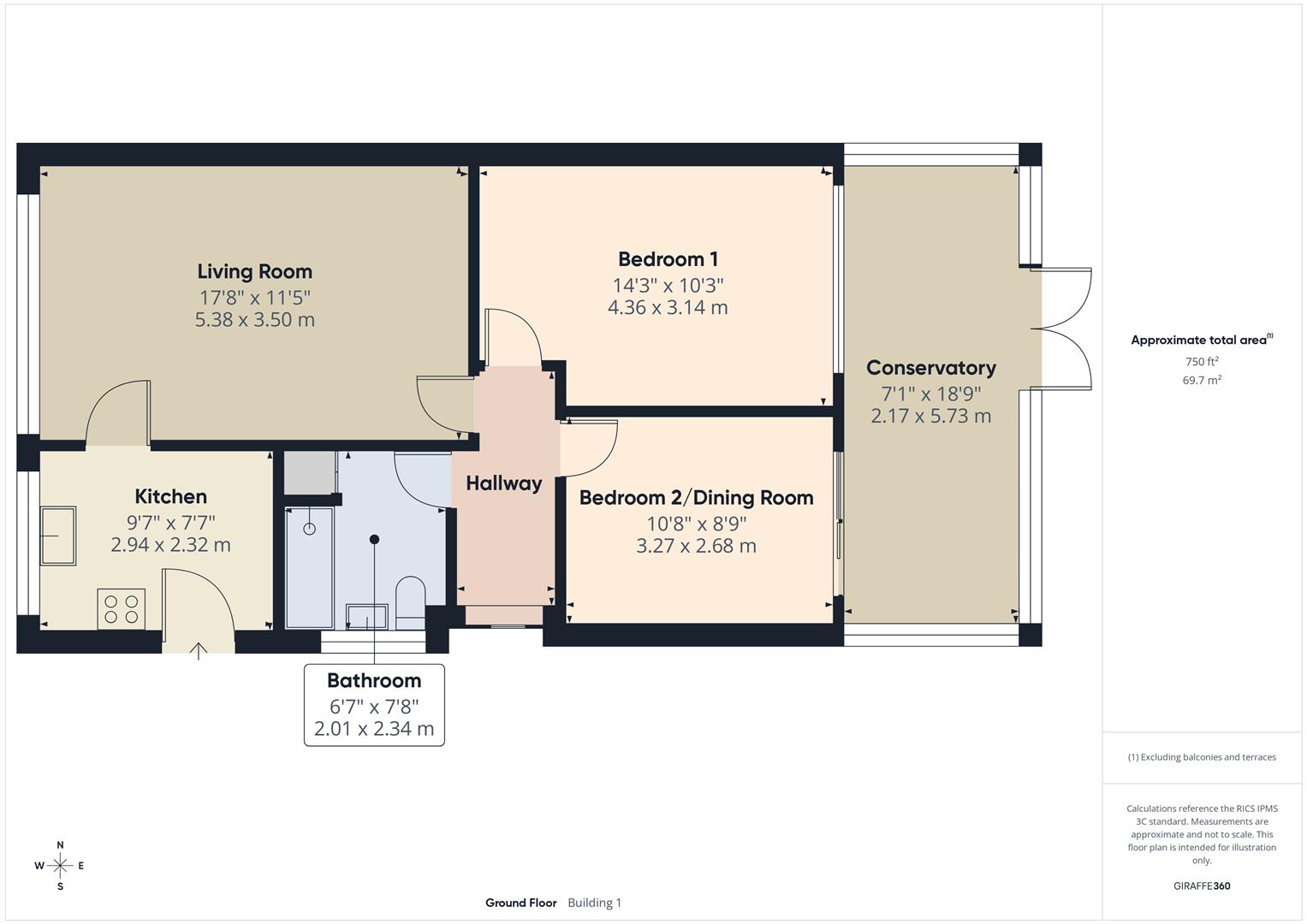 Floorplans For Beechfield Drive, Kidderminster