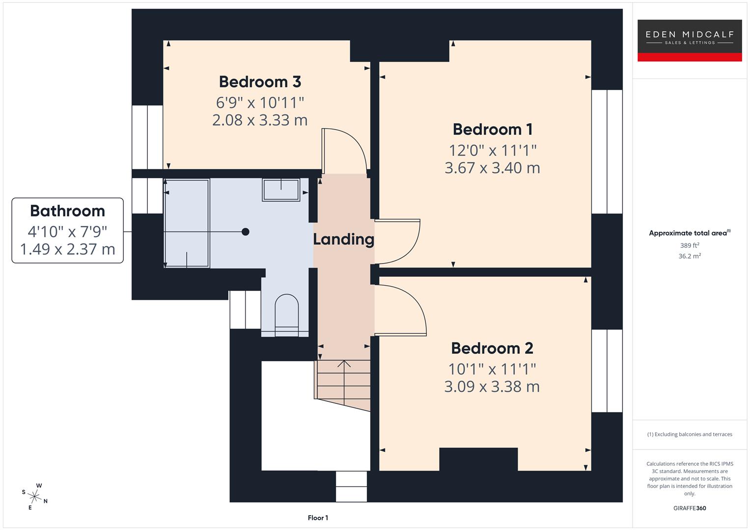 Floorplans For Meddins Lane, Kinver, Stourbridge
