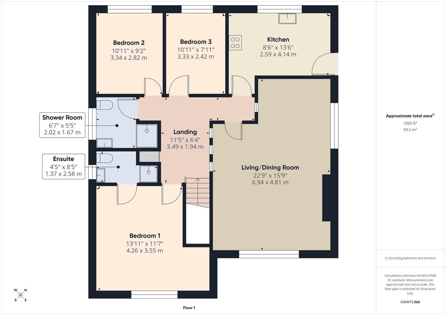 Floorplans For High Clere, Bewdley