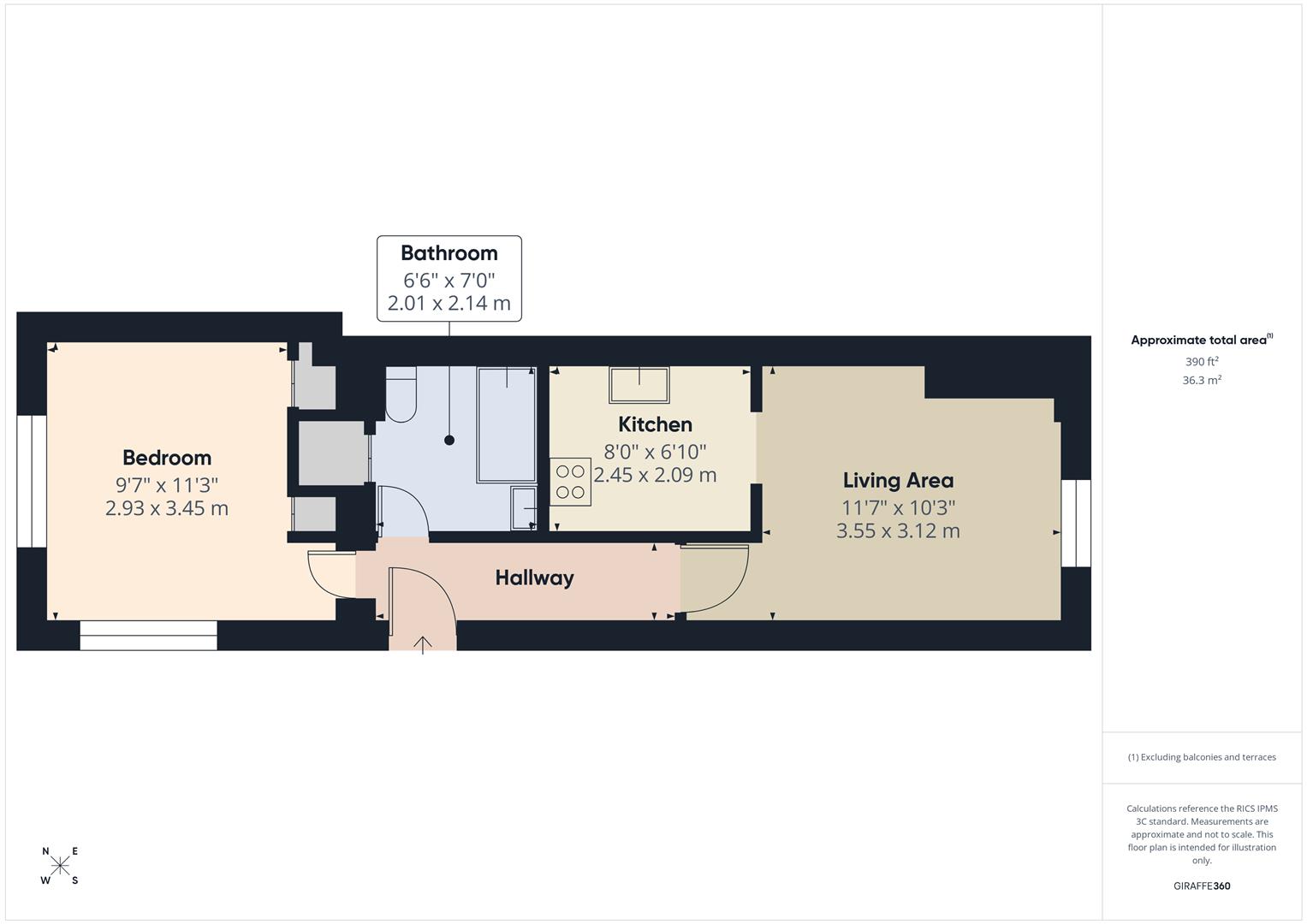 Floorplans For Severn Side South, Bewdley