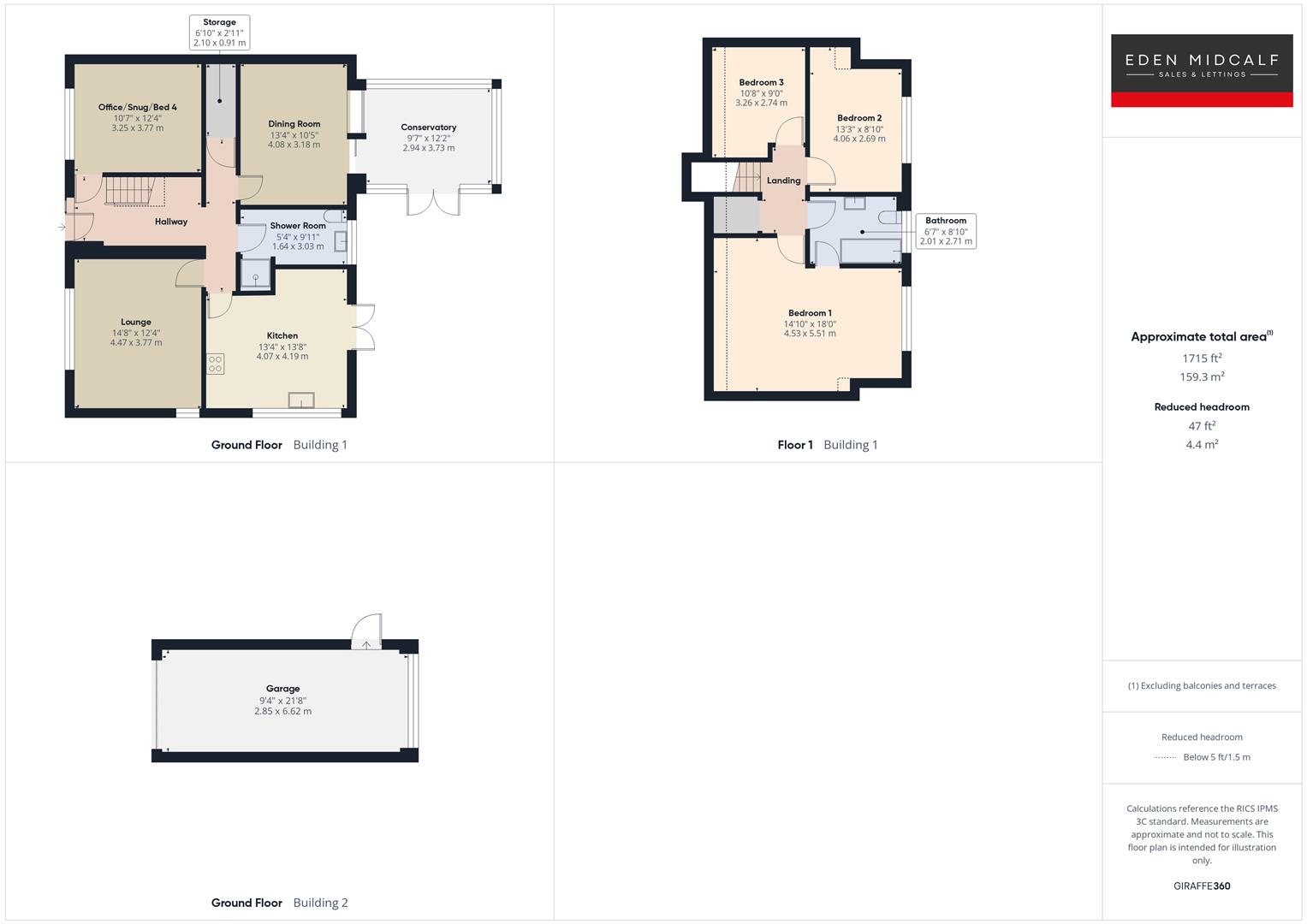 Floorplans For Kingsford Lane, Wolverley, Kidderminster