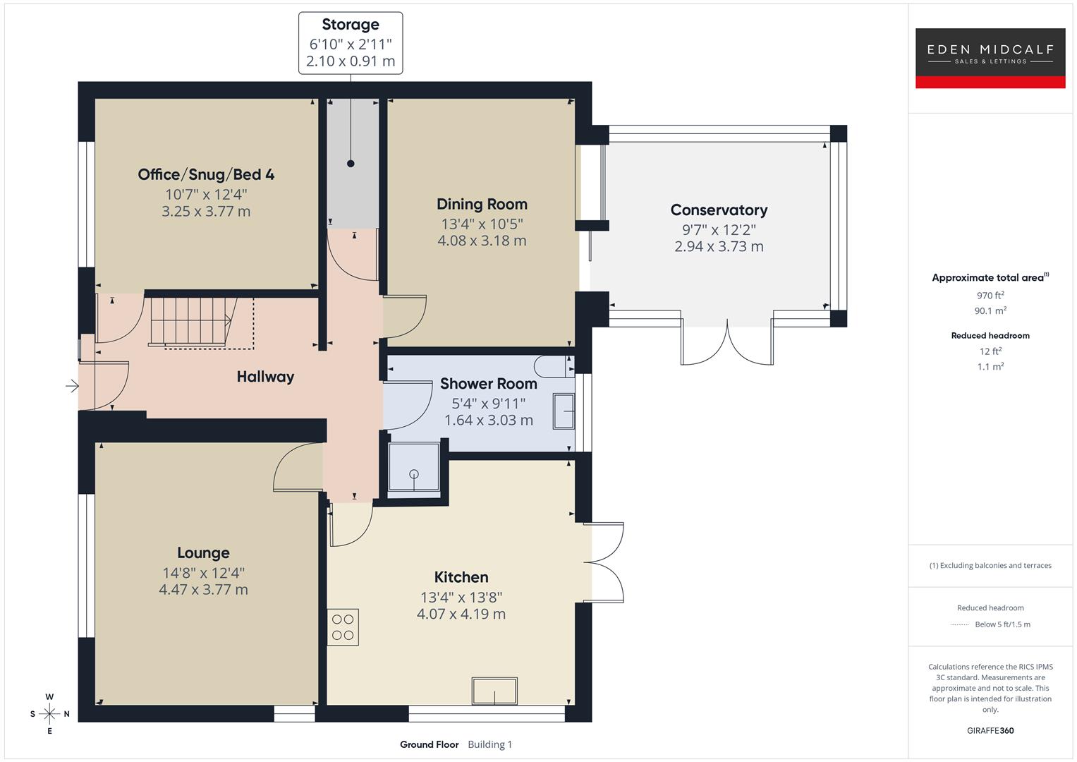 Floorplans For Kingsford Lane, Wolverley, Kidderminster