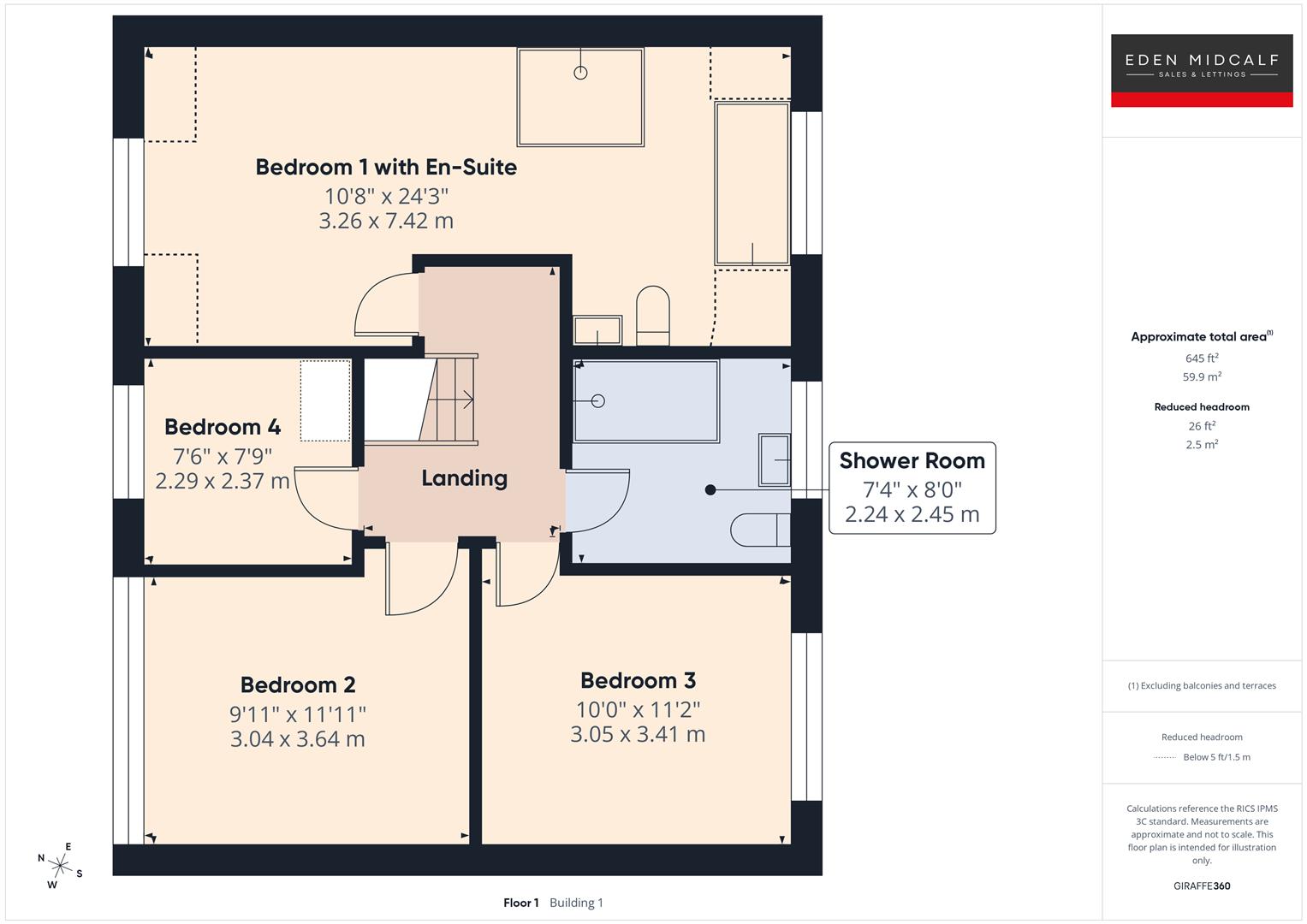 Floorplans For Meddins Lane, Kinver, Stourbridge
