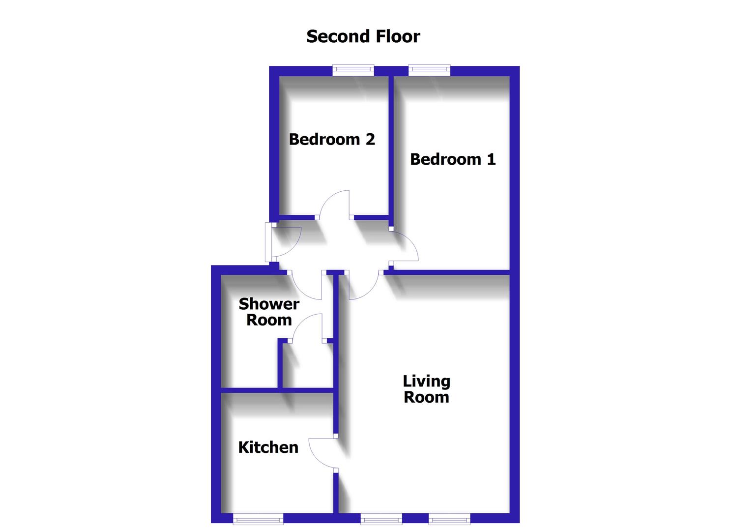 Floorplans For Old Tannery Court, Severnside South, Bewdley