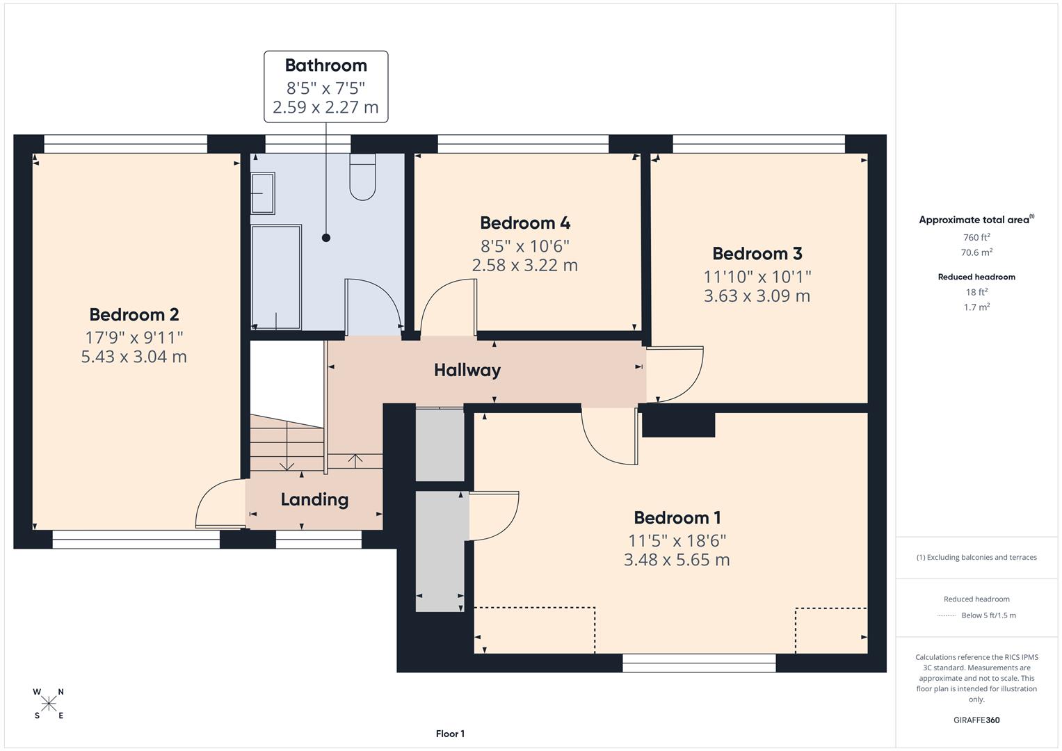 Floorplans For High Clere Drive, Bewdley