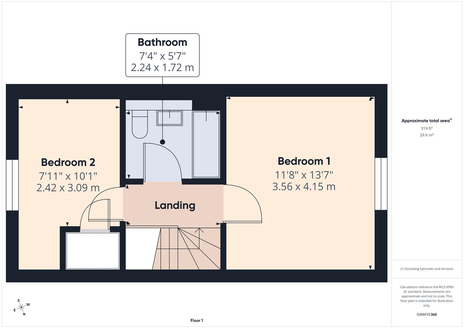 Floorplans For Redcliff Close, Kinver