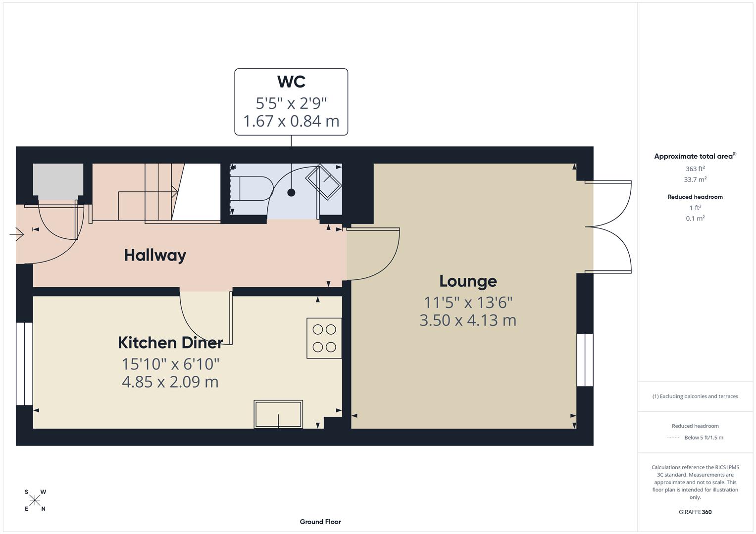 Floorplans For Redcliff Close, Kinver