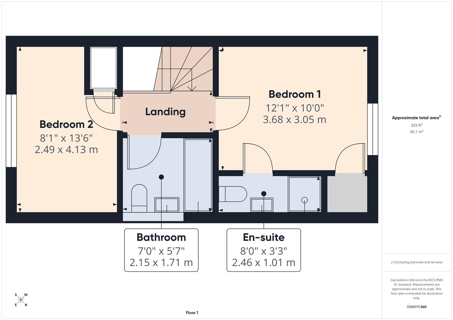 Floorplans For Redcliff Close, Kinver