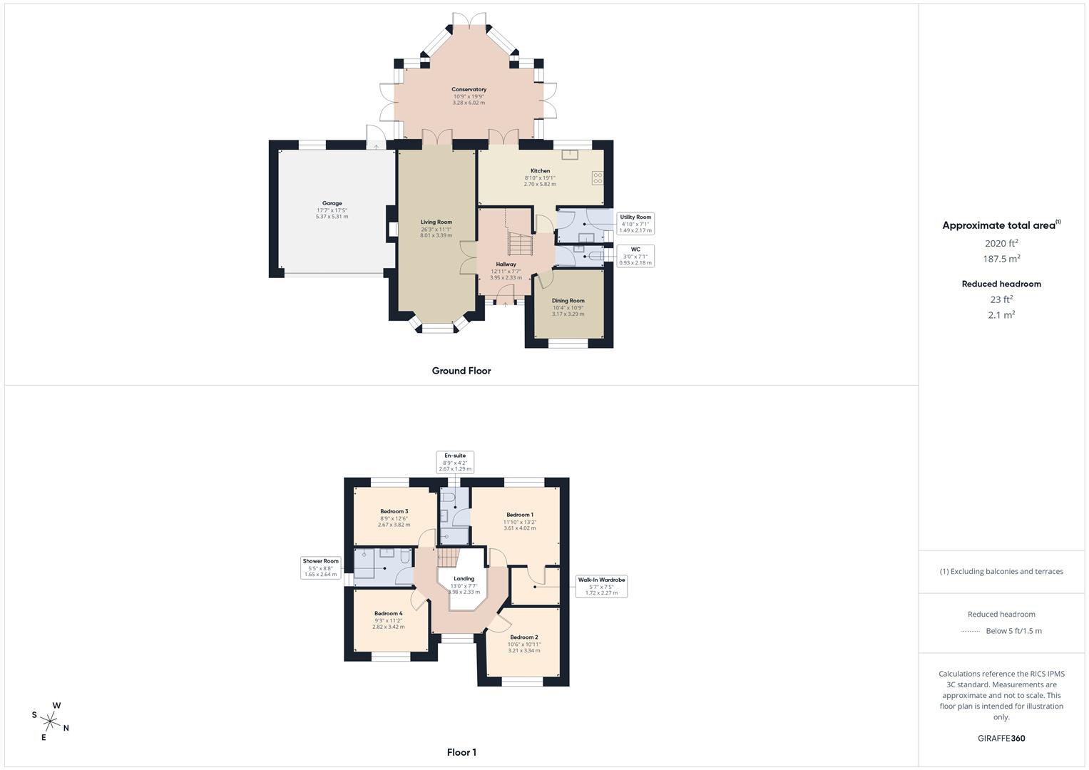 Floorplans For Gallows Hill, Kinver, Stourbridge