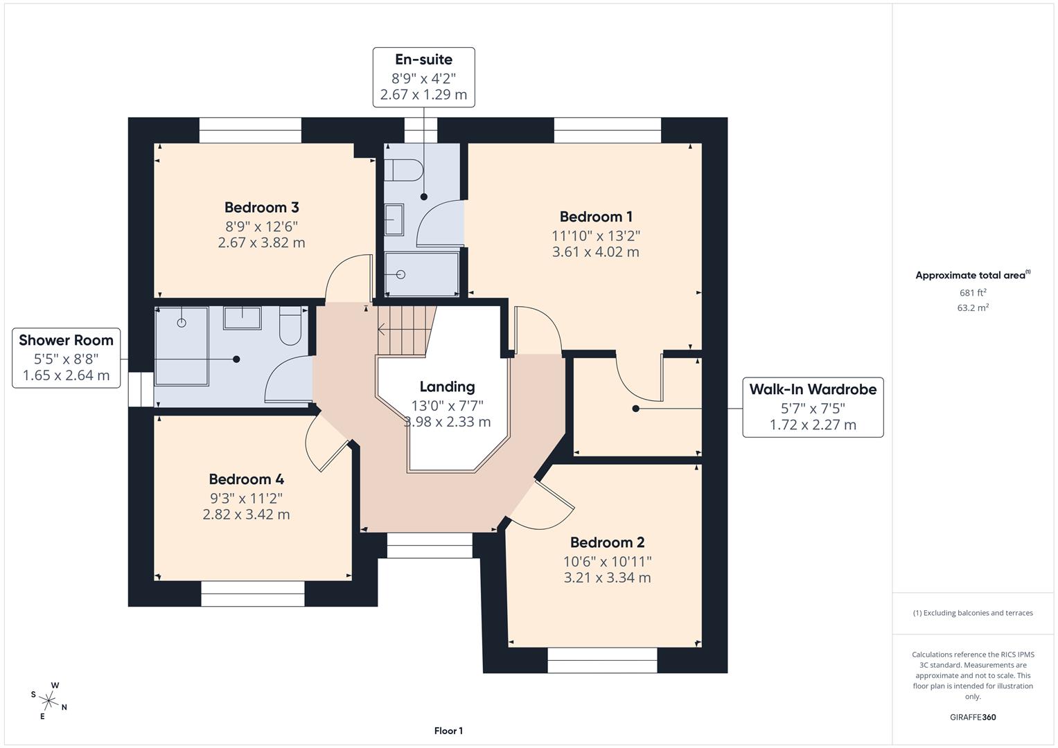 Floorplans For Gallows Hill, Kinver, Stourbridge